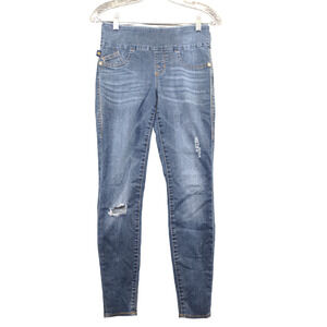Rock & Republic Women's Denim Rx Slimming Cure Fever Jeans Blue 4 Distressed